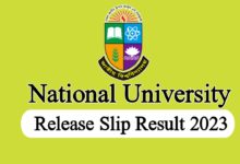 nu release slip result 2023