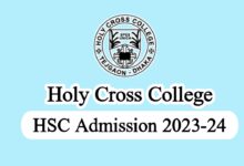 holy cross admission 2024