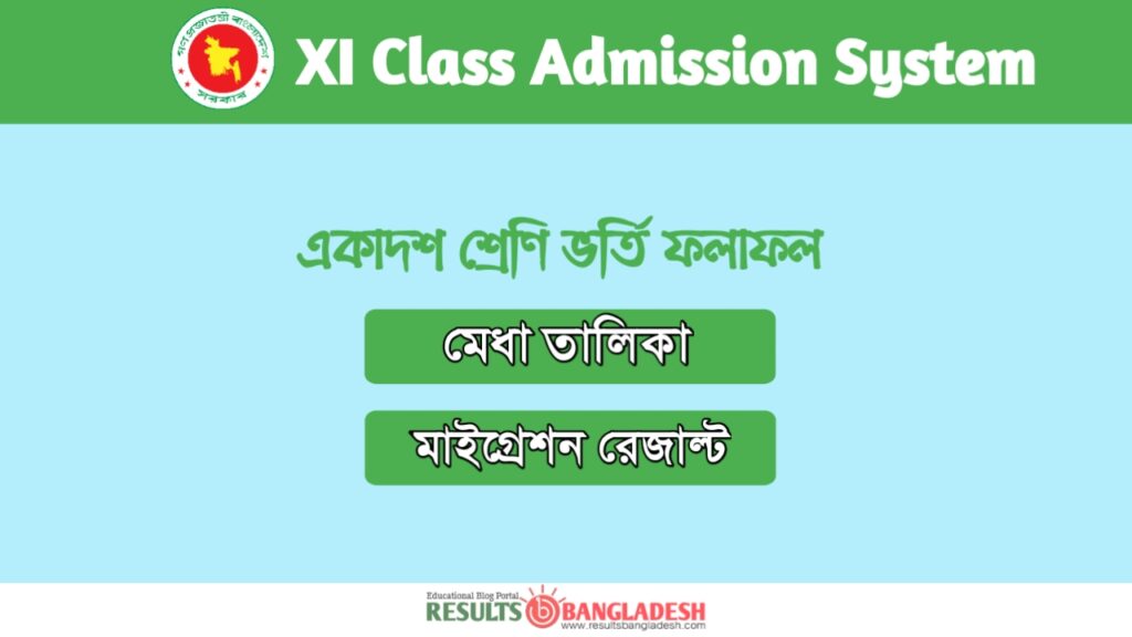 xi class admission migration Result